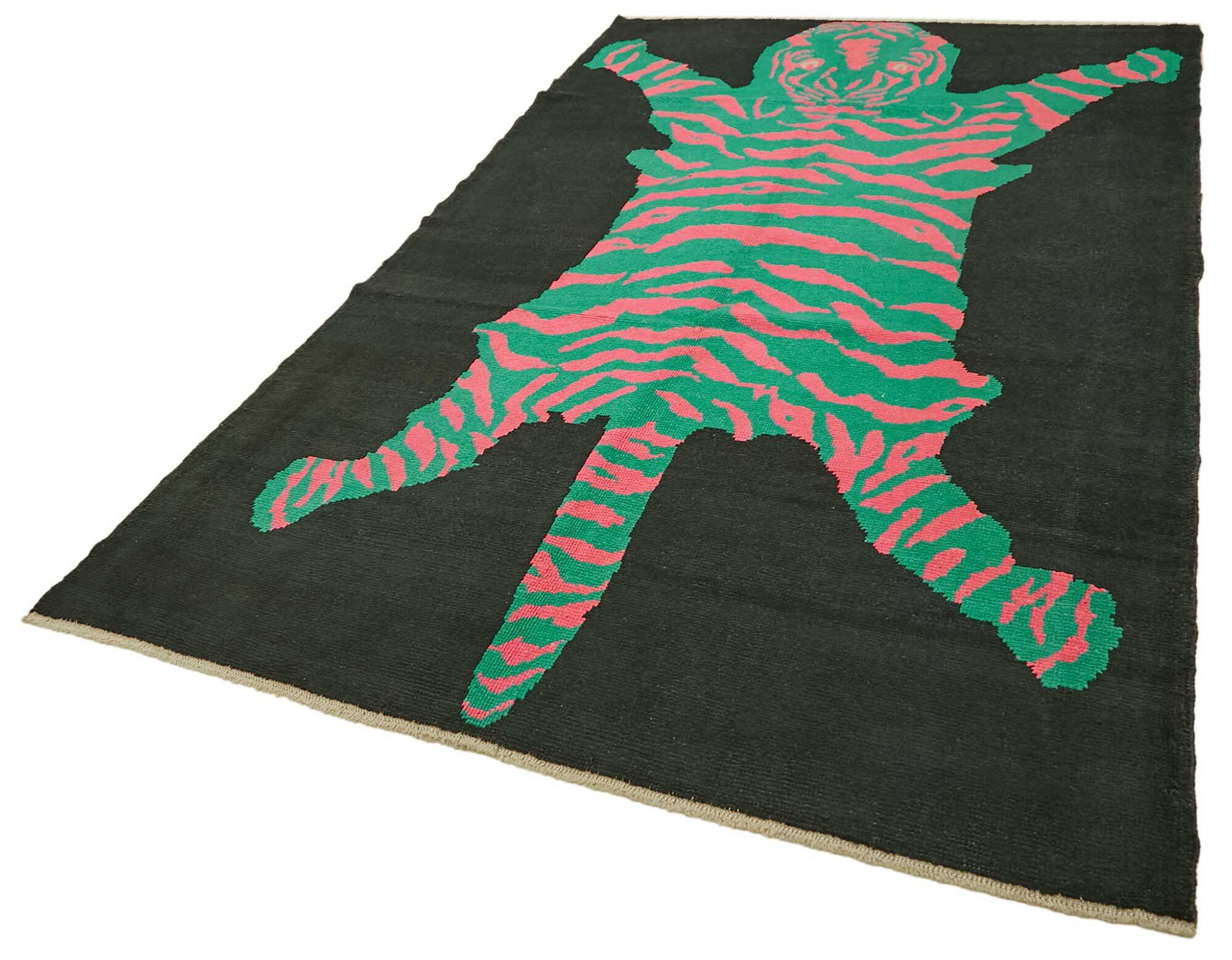 Turkish Handknotted Wool Tiger Rug 203 cm x 330 cm