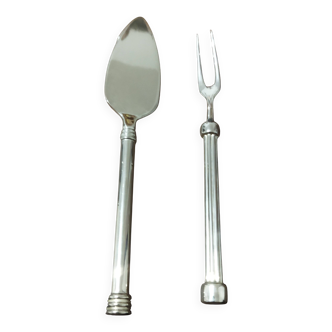 Silver-plated dessert cutlery