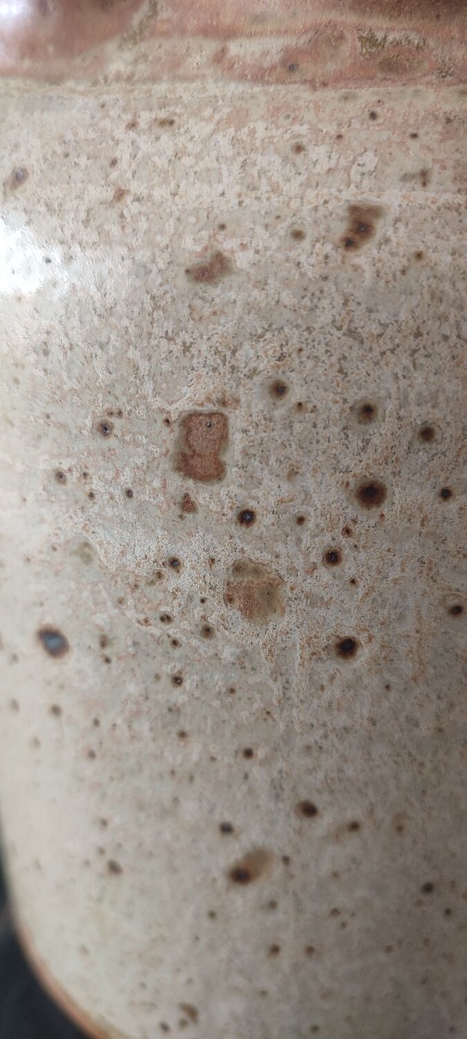 Service trio in pyrite stone Puisaye Jean-Pierre Prud'homme.