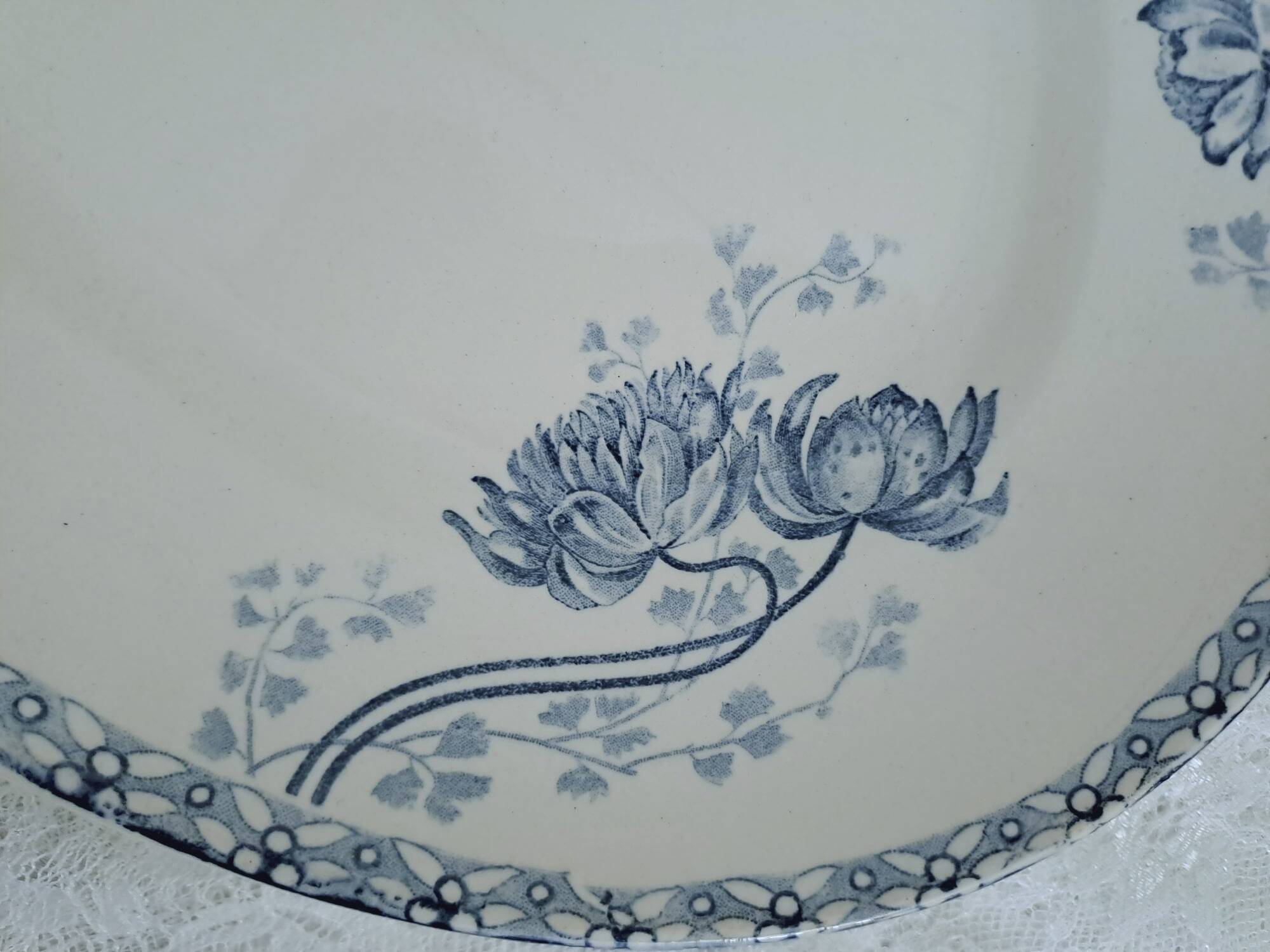 Sarreguemines "Royat" oval dish