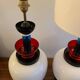 XXL table lamps in the style of Ettore Sottsass, made of Murano glass, Italy, 1970.