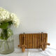 Rattan coat rack