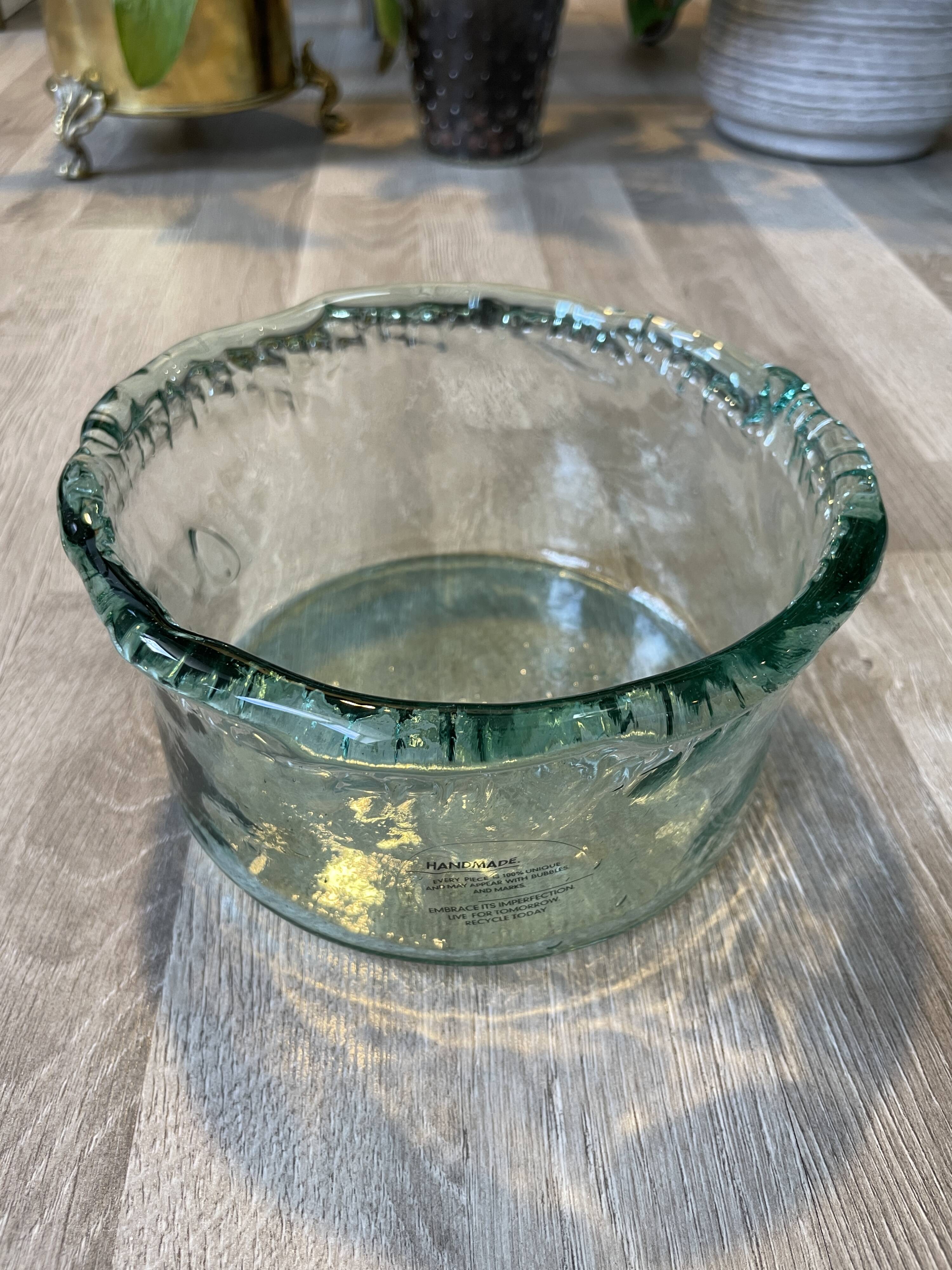 Medium Free Form Organic Glass Jar