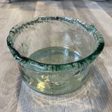 Pot moyen en verre à forme libre et organique