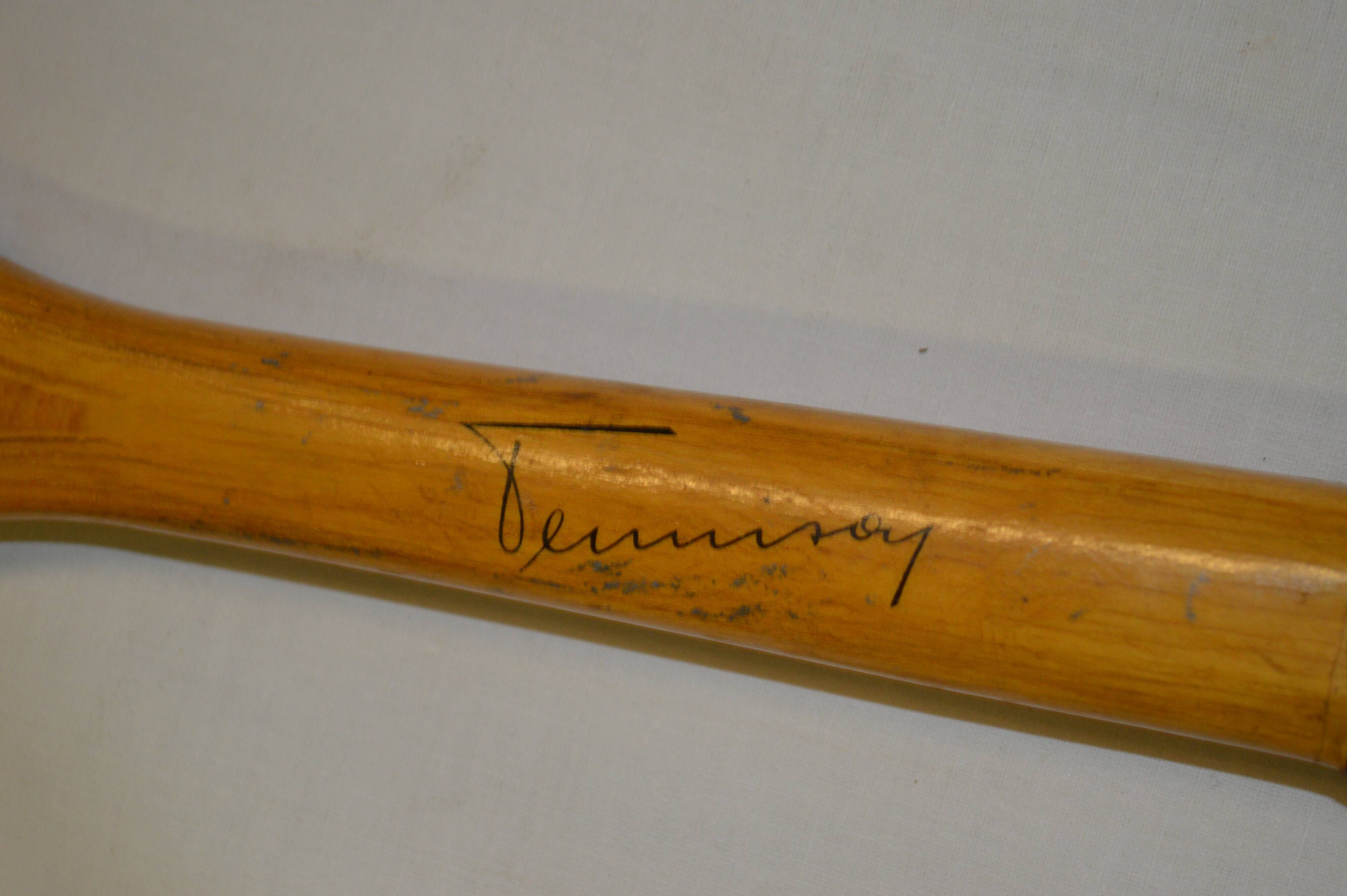 Vintage wooden tennis rack