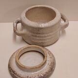 Mobach brutalist lidded pot