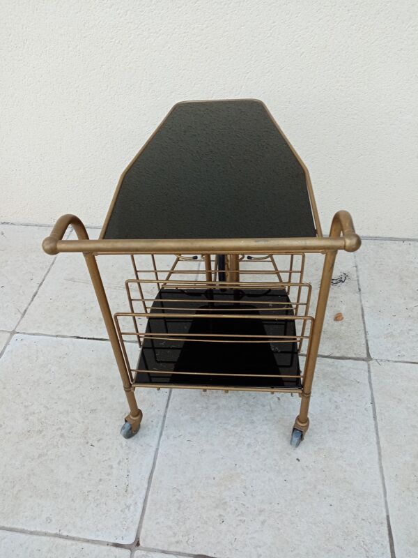 Desserte vintage range disque