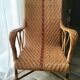 Fauteuil en rotin d'époque