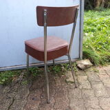 Workshop bordeaux skai 1950 pullman Chair
