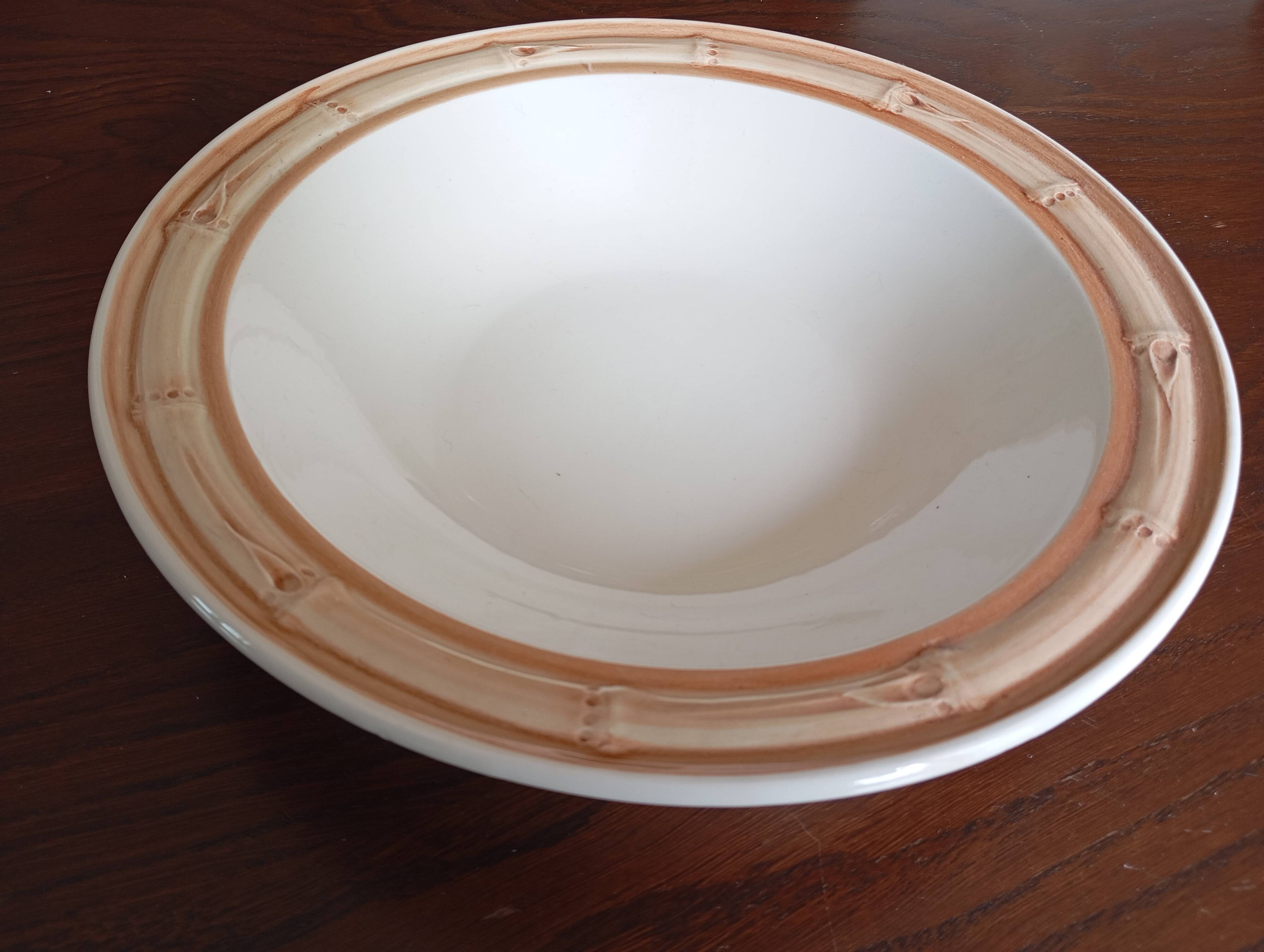 Gien "Bamboo" serving dishes