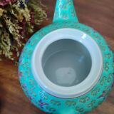 Vintage Min Shou Porcelain teapot turquoise
