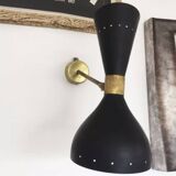 Paire d'appliques Italiennes design années 1950