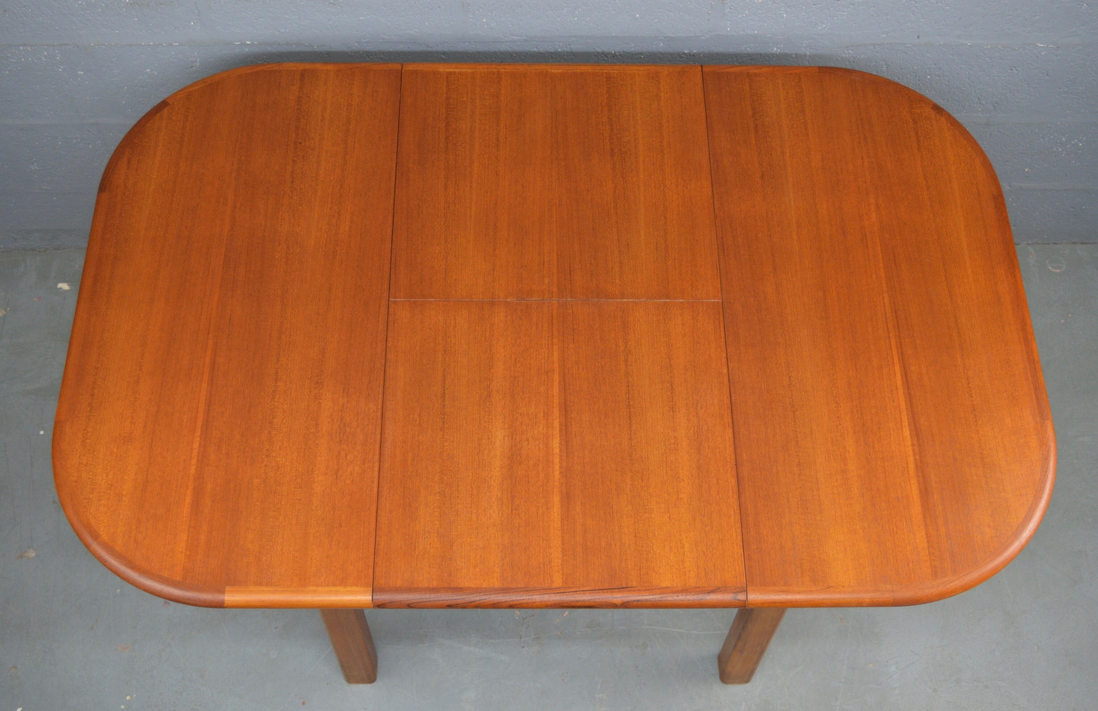 Mid Century Teak Dinning Table by D-Scan