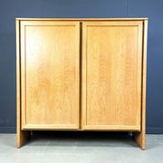 Vintage Belgian oak cabinet, 1970s