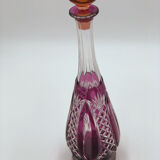 Colored crystal decanter