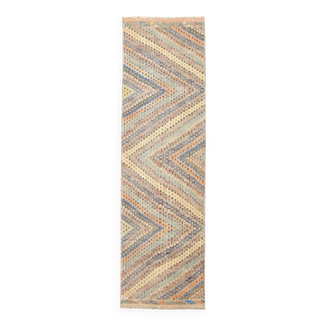 Tapis Kilim coloré et doux 2x8, 73x255 cm SK 33035
