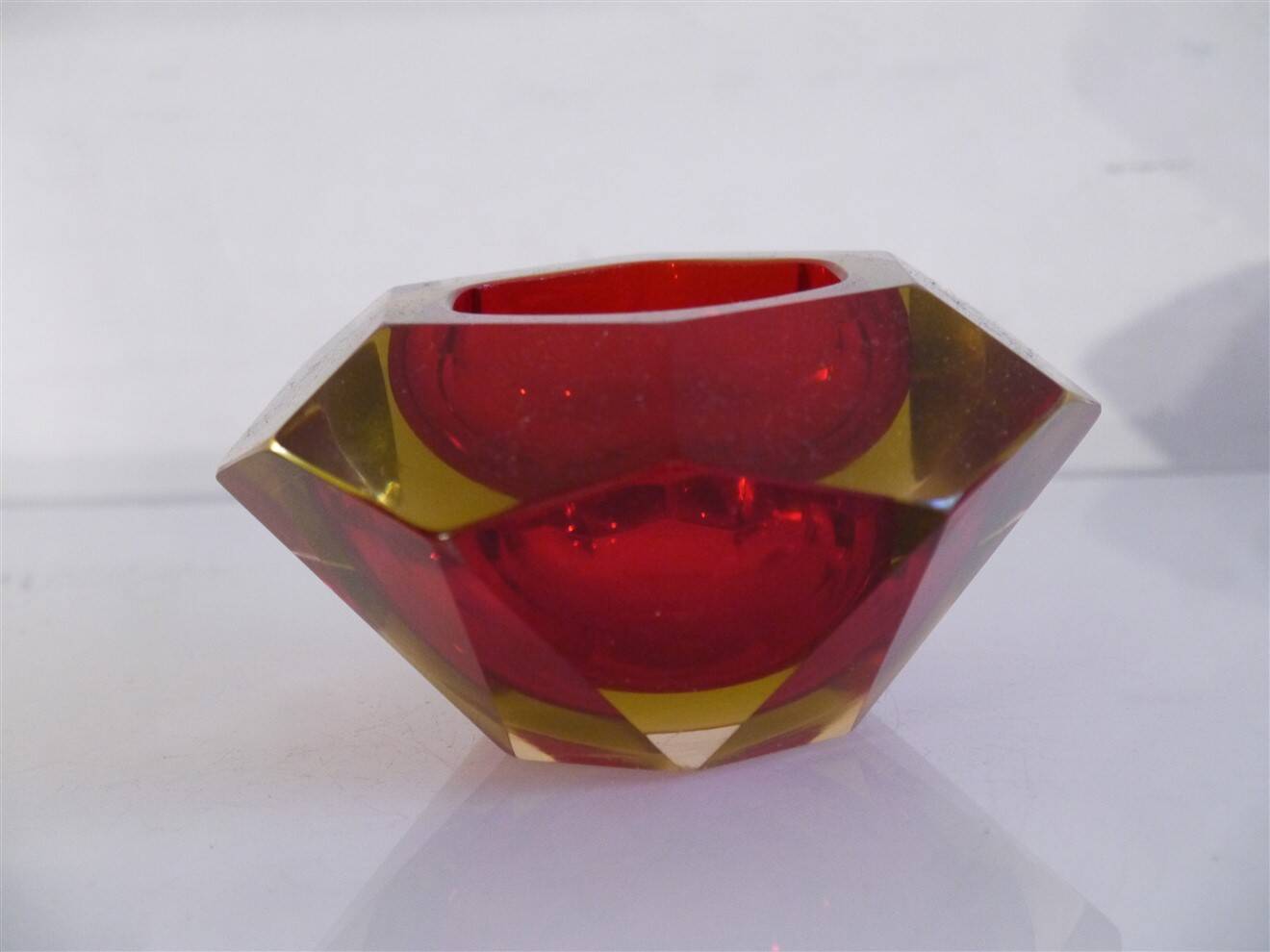Murano glass ashtray by Flavio Poli