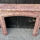 Louis XIV Style Fireplace In Purplish Brocatelle Marble Circa 1880