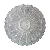 Vintage glass ceiling light from the 1960s