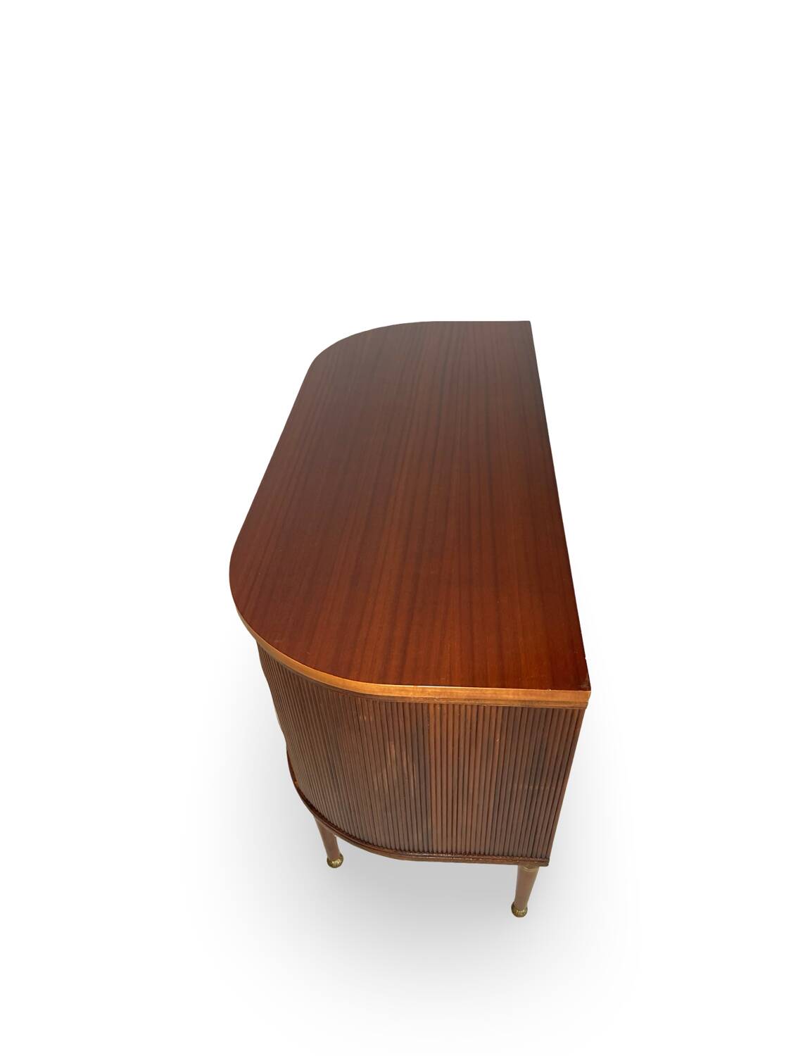 Large half-moon shaped chest of drawers/hall console, 1930s/1940s.