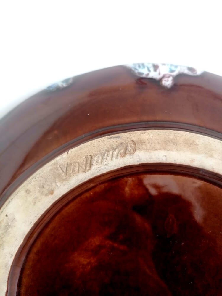 Vallauris vintage ceramic ashtray