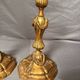Antique Pair of Gilded Candle Holders Rocaille Rococo Louis XV Torchères