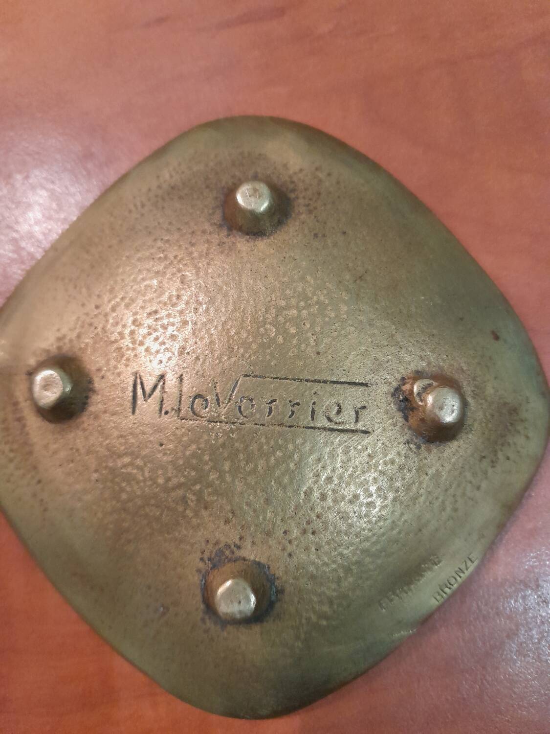 Vide poches en bronze Max Le Verrier
