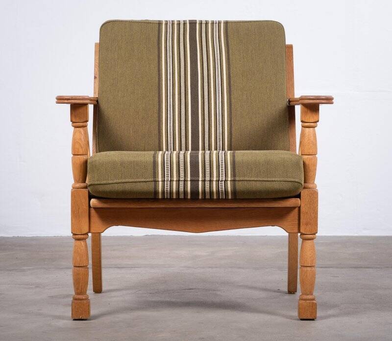 Vintage Oak Chair by Henning Kjærnulf, Denmark, 1960s