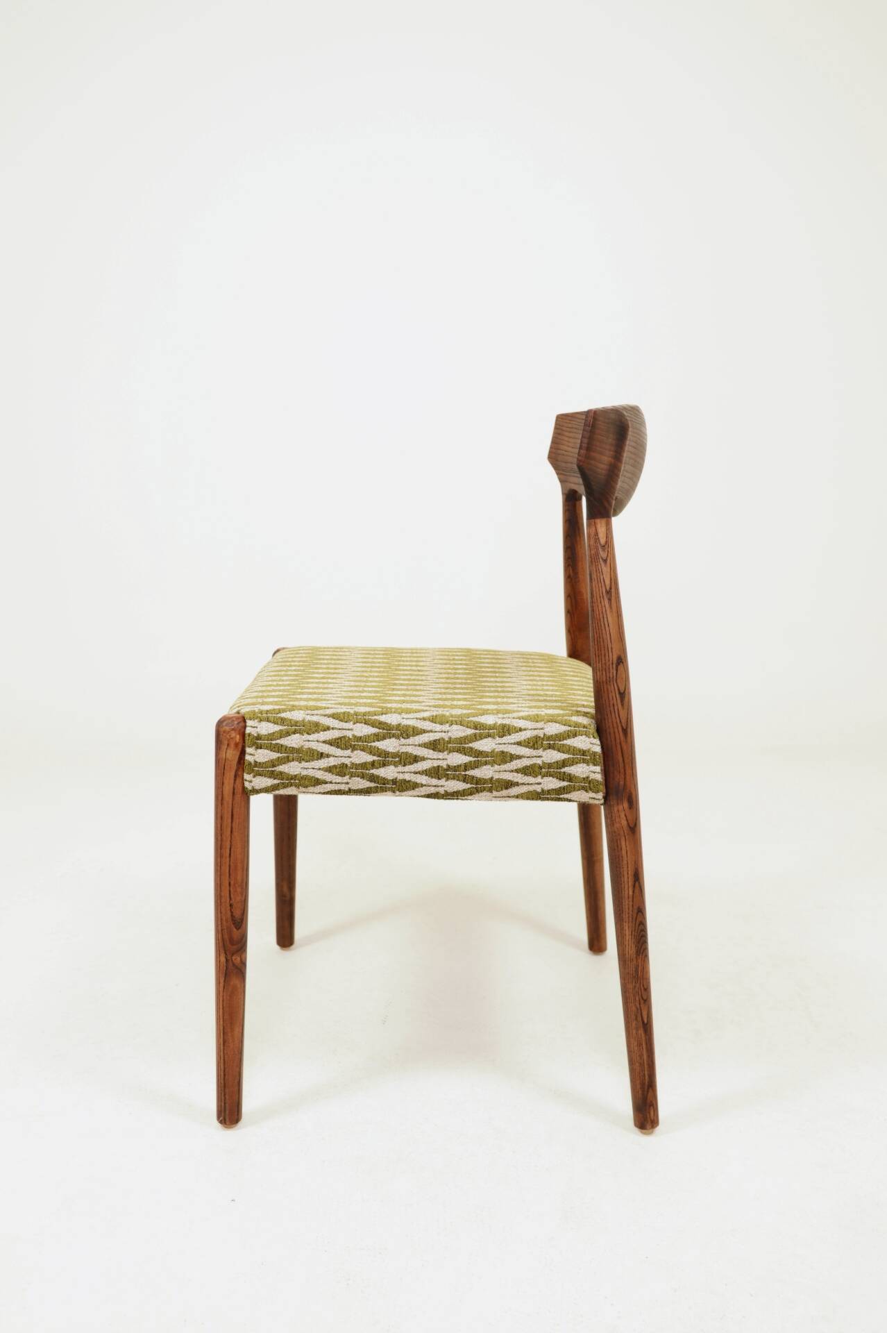 Dining chair set of 2 fiore green
