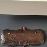 Purse style Rocaille/Napoleon III in aged gold patina brass