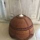 Vintage rattan pendant lamp 38cm