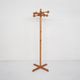 Scandinavian modern pinewood coat rack, Sweden 1960's