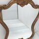 Gilded wooden mirror decoration shell Louis XIV