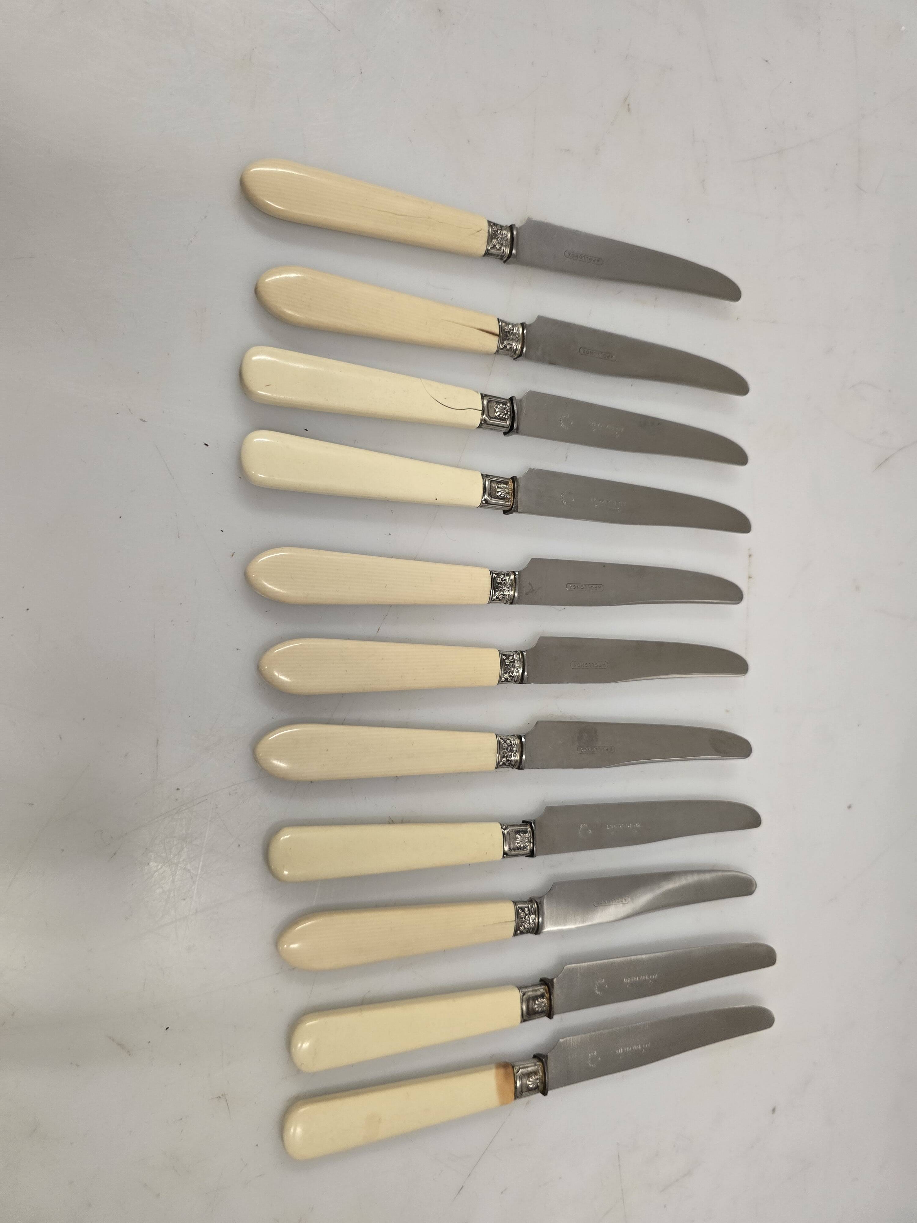 11 ivory knives