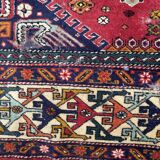 Nice large vintage carpet chirwan Azerbaijan handmade 234x310 cm