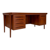 Bureau exécutif en teck des années 1960 par Ib Kofod-Larsen