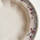 Round earthenware dish HBCM Hippolyte Boulenger Creil Montereau model Prunella