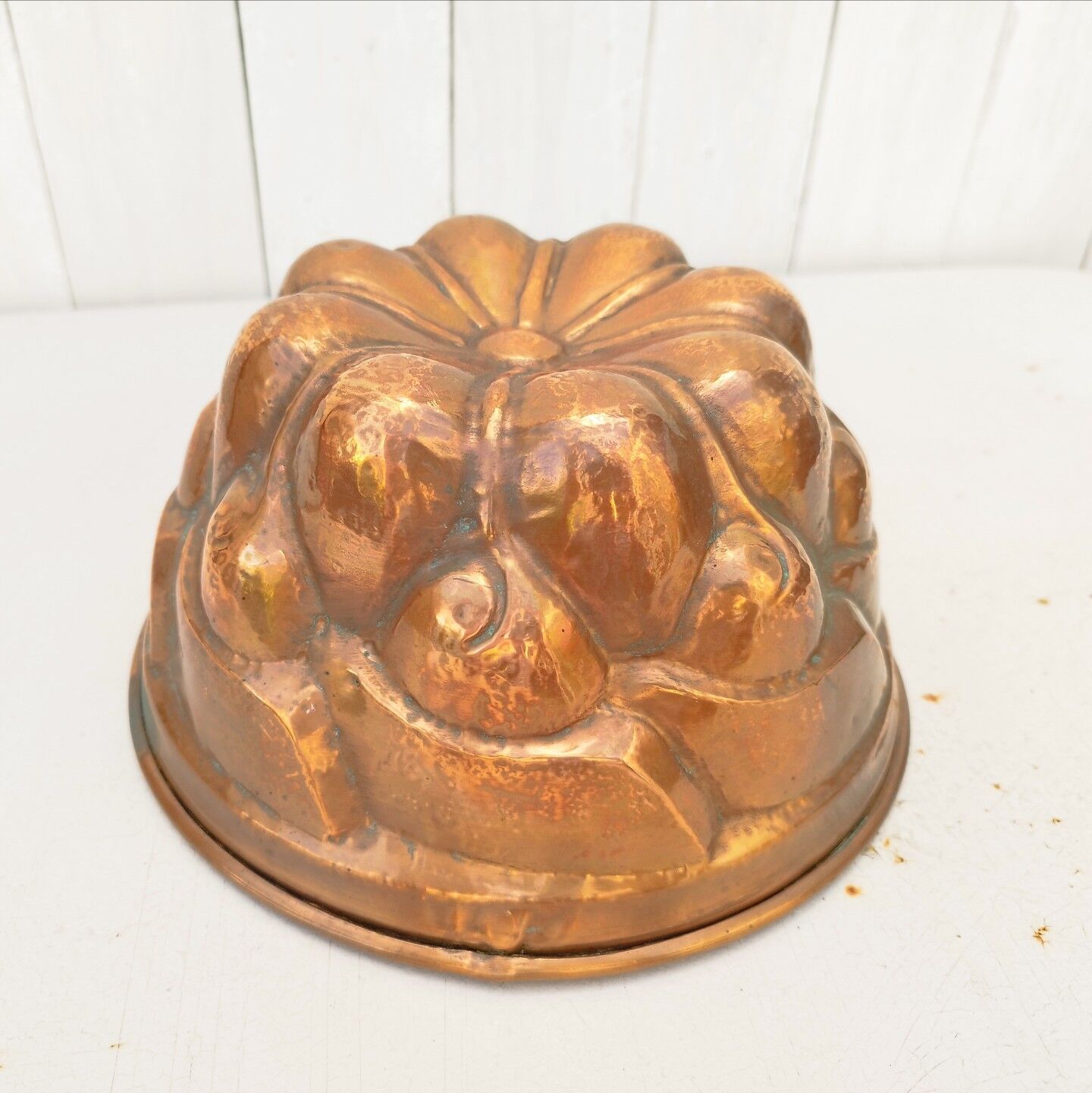 Old copper cake mold, nineteenth