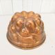 Old copper cake mold, nineteenth