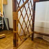 Vintage rattan desk