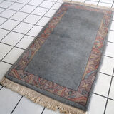 Vintage Tibetan Khaden handmade carpet 75cm x 136cm 1970s