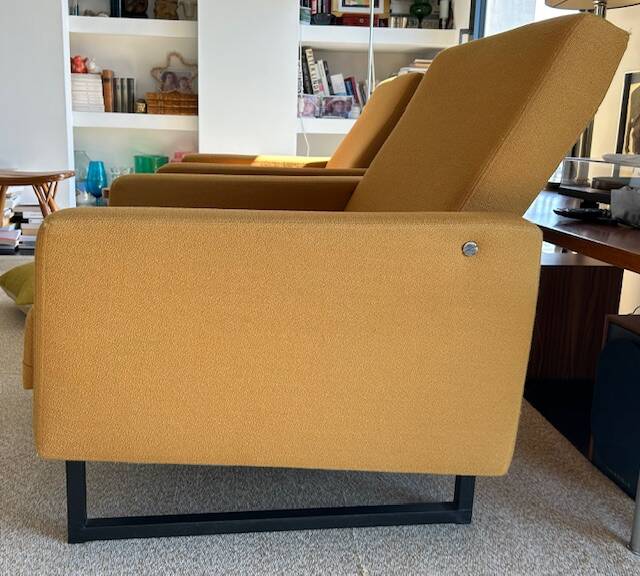 Pair of Rebé armchairs by Jean Caillette for Steiner