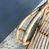 Rattan rocking-chair