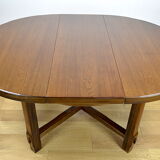Round table / vintage oval in Aranjou elm