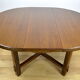 Table ronde extensible vintage en orme aranjou