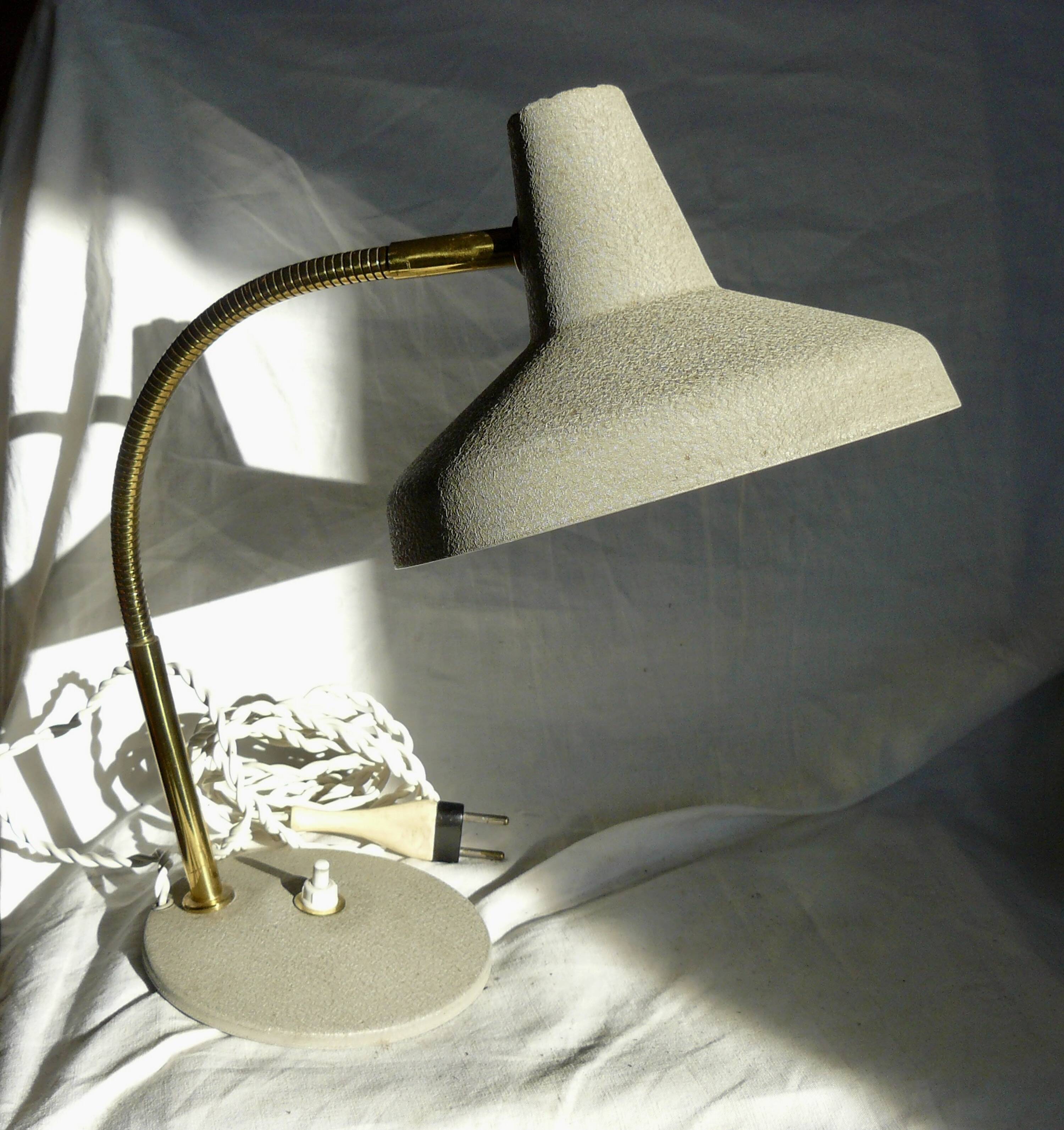 Vintage aluminor desk lamp 1950