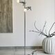 Bauhaus vintage two-light floor lamp