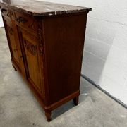 Louis XVI buffet in wood and marble