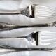 Baroque model silver metal cutlery service