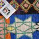 Tapis boucherouite 211x163cm